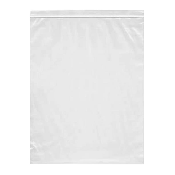 Large Zipper Bag 10x12 Inch 1000 Pack Clear Reclosable Write-On Poly Bags 